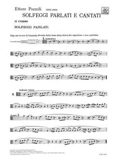 Solfeggi Parlati E Cantati. II Corso von Ettore Pozzoli 