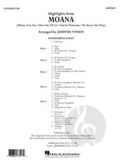 Highlights from Moana (Mark Mancina) 