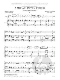 A Mosaic in 10 Pieces von Richard H. Walthew 
