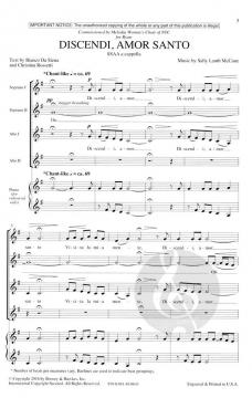 Discendi, Amor Santo (Sally Lamb McCune) 