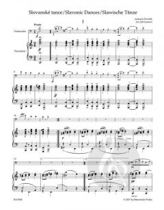 Slawische Tänze op. 46 von Antonín Dvorák 