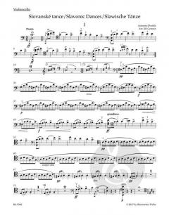 Slawische Tänze op. 46 von Antonín Dvorák 