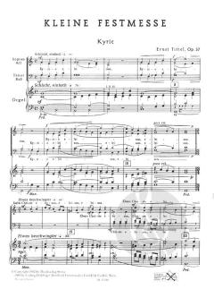 Kleine Festmesse op.37 (Ernst Tittel) 