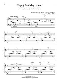 Happy Birthday To You von Mildred J. Hill 