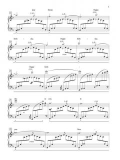 Happy Birthday To You von Mildred J. Hill 