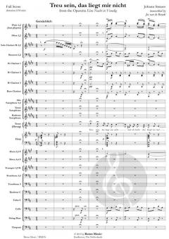 Treu sein, das liegt mir nicht (Faithfull I'll never be) (Johann Strauss (Sohn)) 