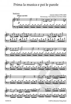 Prima la musica e poi le parole von Antonio Salieri (Download) 