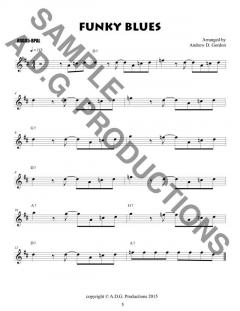 The Blues Play-A-Long and Solos Collection von Andrew D. Gordon 