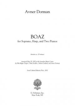 Boaz von Avner Dorman 