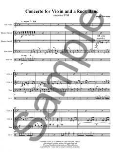 Concerto For Violin And A Rock Band (Avner Dorman) 