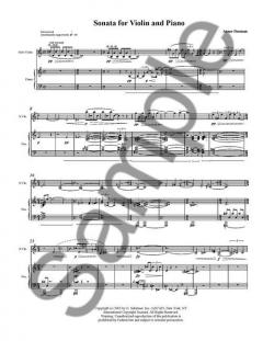 Sonata For Violin And Piano von Avner Dorman im Alle Noten Shop kaufen