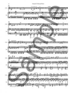 Sonata For Violin And Piano von Avner Dorman im Alle Noten Shop kaufen