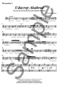 Udacrep Akubrad von Avner Dorman 