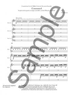 Consumed von Avner Dorman für Percussion Quartett im Alle Noten Shop kaufen