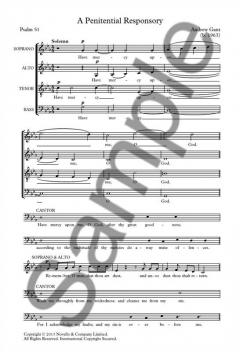 A Penitential Responsory von Andrew Gant 
