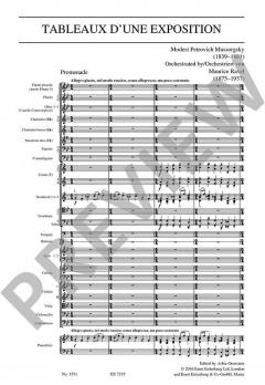 Bilder einer Ausstellung von Modest Petrowitsch Mussorgski 