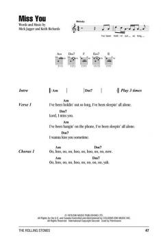 The Rolling Stones - Guitar Chord Songbook 