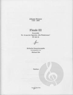 Die Fledermaus - Finale III (Nr. 16) RV 503-16 von Johann Strauss (Sohn) 