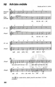 Stimmbastellieder von Werner Jocher 