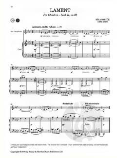 Bartók for Alto Saxophone von Hywel Davies 