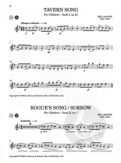 Bartók for Alto Saxophone von Hywel Davies 