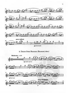 Romanian Folk Dances for Alto Saxophone von Béla Bartók 