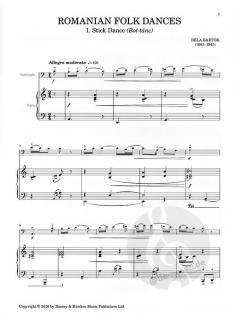 Romanian Folk Dances for Cello von Béla Bartók im Alle Noten Shop kaufen