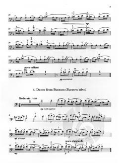 Romanian Folk Dances for Cello von Béla Bartók im Alle Noten Shop kaufen