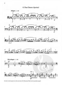 Romanian Folk Dances for Cello von Béla Bartók im Alle Noten Shop kaufen