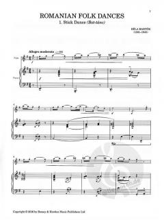 Romanian Folk Dances for Flute von Béla Bartók 