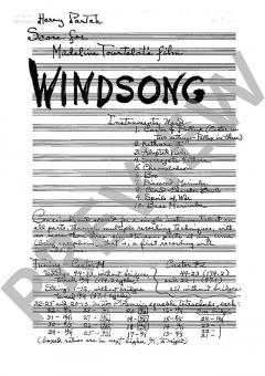 Windsong von Harry Partch 