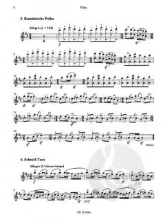 Rumänische Volkstänze von Béla Bartók für Flöte und Klavier im Alle Noten Shop kaufen