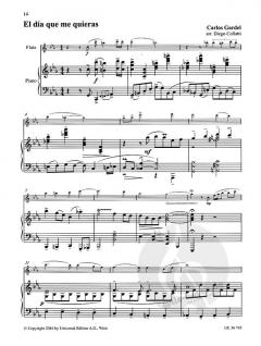 Tango Flute & Piano von Carlos Gardel 