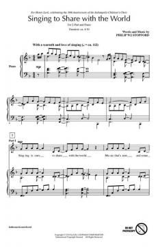 Singing To Share With The World (Philip Stopford) 