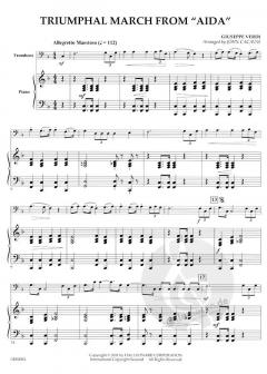 Triumphal March from 'Aida' von Giuseppe Verdi für Posaune mit Klavierbegleitung im Alle Noten Shop kaufen