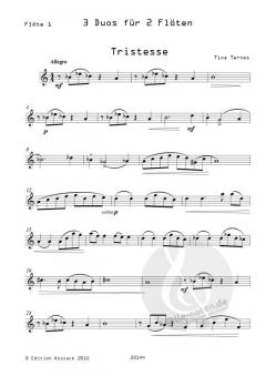 3 Duette von Tina Ternes für 2 Flöten im Alle Noten Shop kaufen