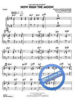 How High The Moon (Morgan Lewis) 