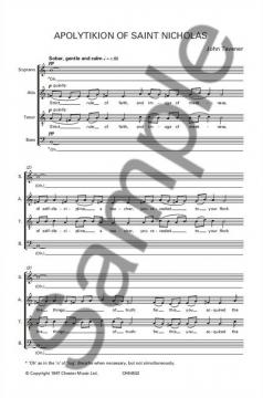 Apolytikion Of Saint Nicholas (John Tavener) 