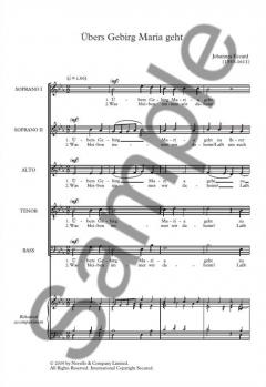 Übers Gebirg Maria geht von Johannes Eccard 