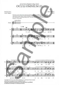 Oculi Omnium von Nico Muhly 