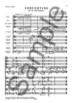 Concertino For 12 Instruments (Igor Strawinsky) 