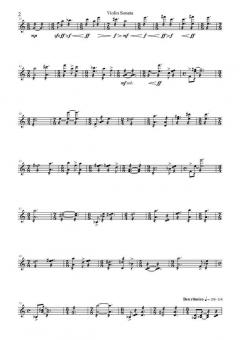 Violin Sonata von Sunleif Rasmussen im Alle Noten Shop kaufen