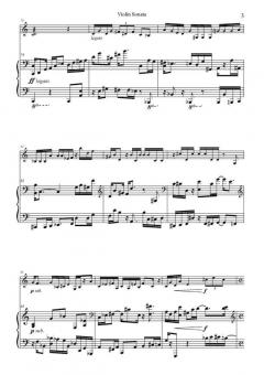 Violin Sonata von Sunleif Rasmussen im Alle Noten Shop kaufen