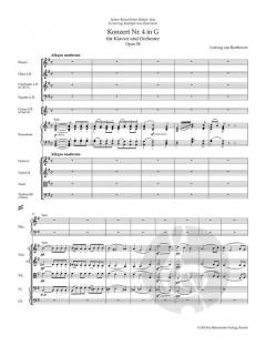 Konzert für Klavier und Orchester Nr. 4 G-Dur op. 58 von Ludwig van Beethoven im Alle Noten Shop kaufen