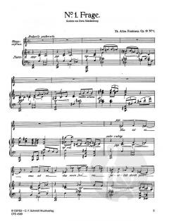 5 Sehnsuchtslieder op. 18 von Theodor Findeisen 