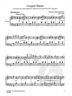 Croquet Walzer von Theodor Findeisen 