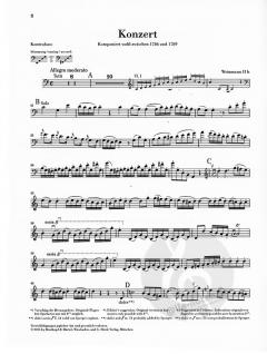 Kontrabasskonzert von Johann Baptist Vanhal im Alle Noten Shop kaufen