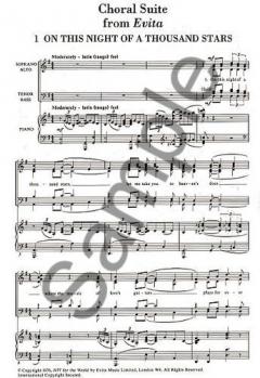 Evita Choral Suite von Andrew Lloyd Webber 