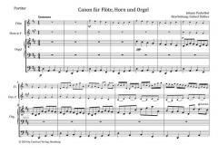 Canon für Flöte, Horn und Orgel (Johann Pachelbel) 