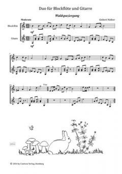 Duo für Blocklöte und Gitarre (Gisbert Näther) 